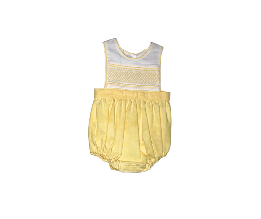 Sunshine Smocked Bubble Romper