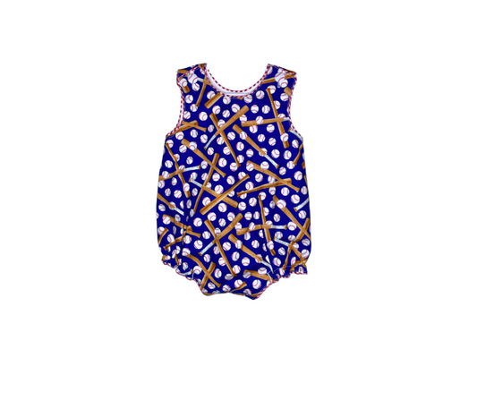 Batter Up! Baseball Romper