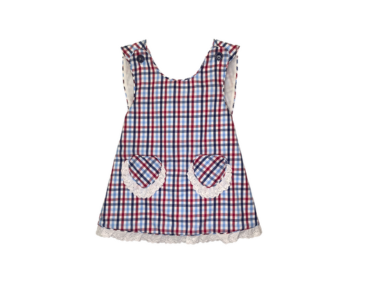Sweetheart Gingham Pocket Set