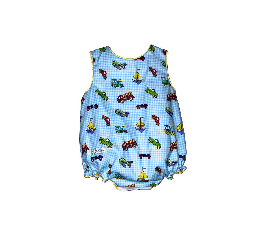 Little Wheels & Whimsy Bubble Romper