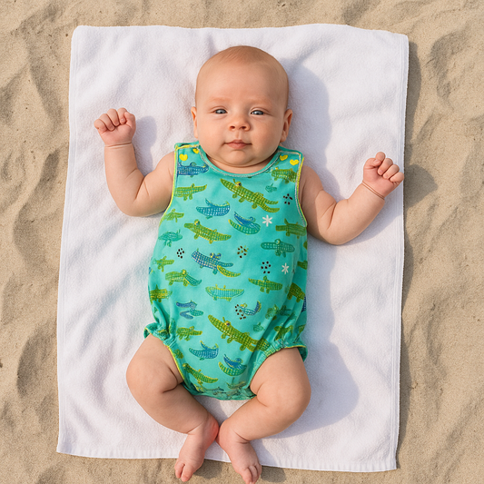 Gator Days Romper