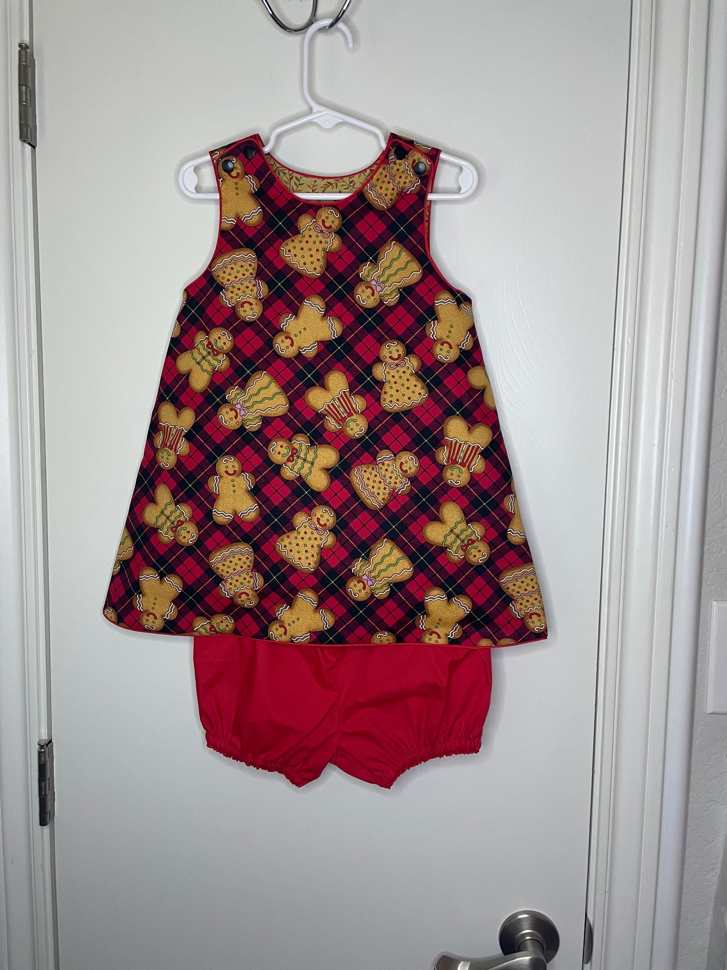 Reversible Holiday Jumper Set (Turkey + Gingerbread)